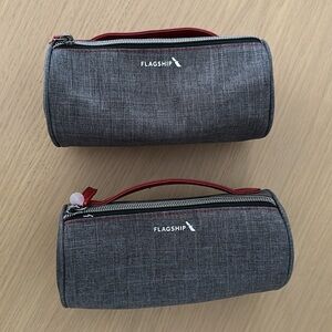 Flagship Gray Cosmetic Bag Set
